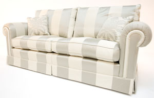 Duresta Waldorf 3 Seater 2 Cushion Sofa in Guinevere Range 8 Fabric